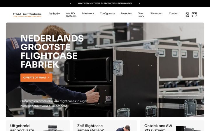 Ekrano kopija awcases.nl