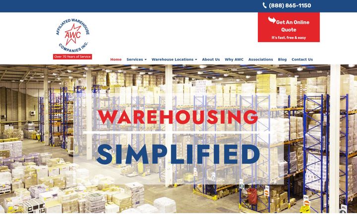 Screenshot of awco.com