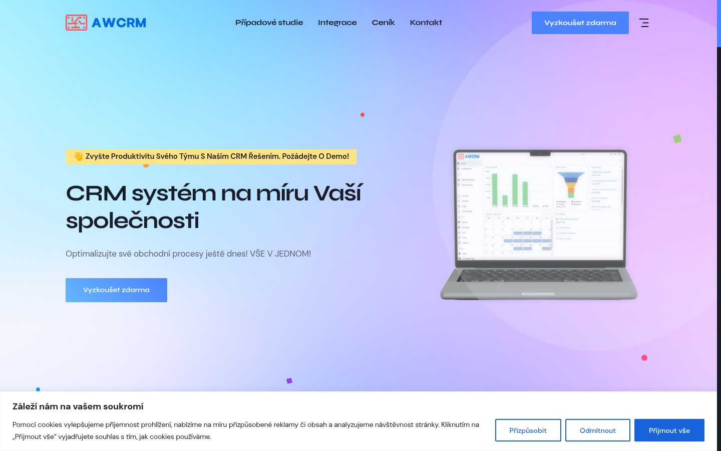 Screenshot tal-banner tal-kunsens muri qabel kwalunkwe interazzjoni