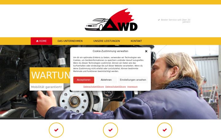 Screenshot of awd-aachen.de