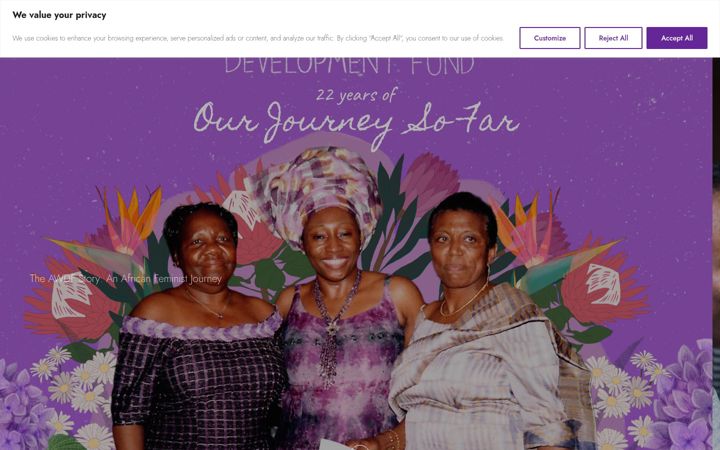 Screenshot of awdf.org