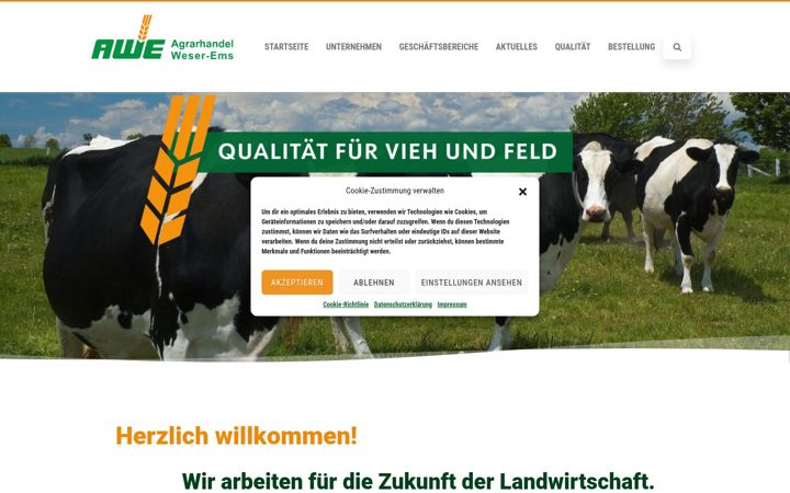Screenshot of awe-agrarhandel.de
