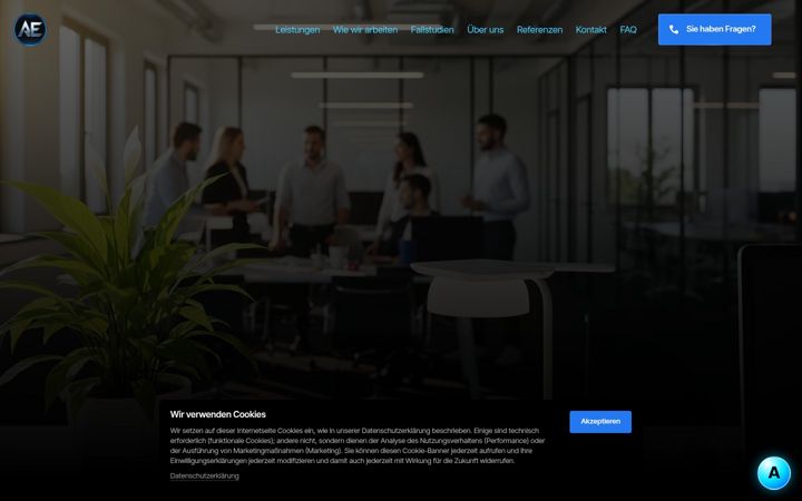 Screenshot of awe-enterprise.de
