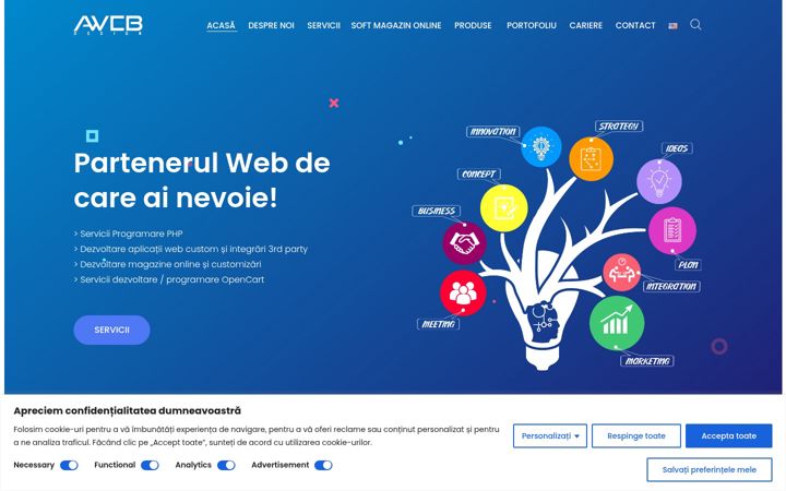 Screenshot of awebdesign.ro