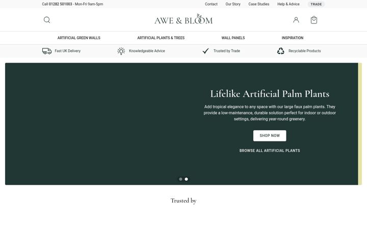 Screenshot of awebloom.com