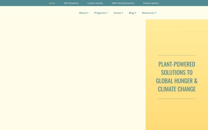 Kuvakaappaus sivustosta awellfedworld.org