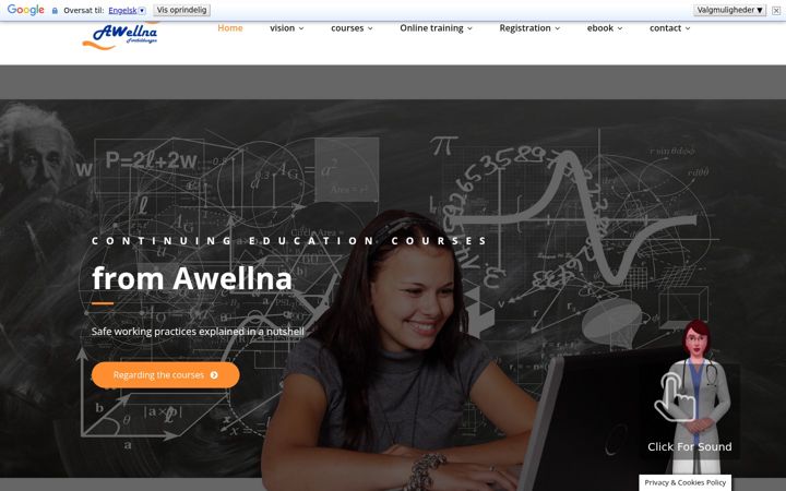 Screenshot of awellna.ch