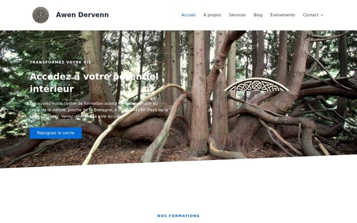 Screenshot ta' awen-dervenn.fr