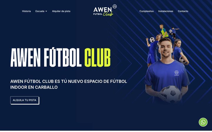 Screenshot of awenfutbol.es