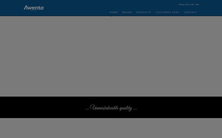 Screenshot of awenta.ro