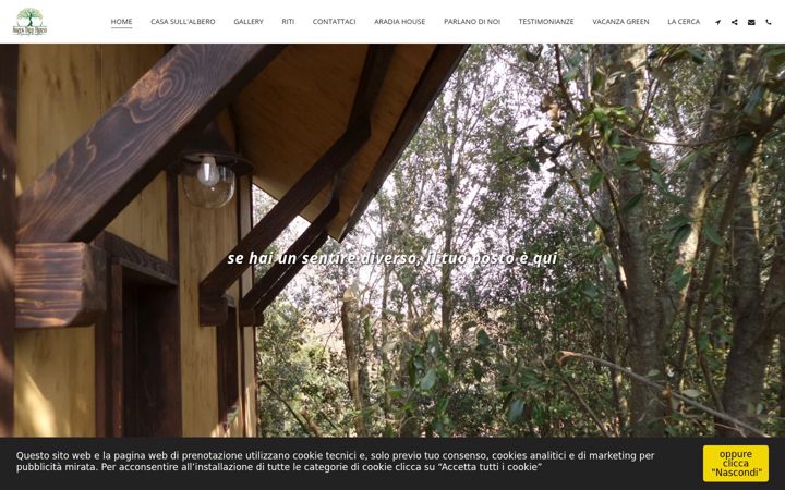 Screenshot of awentreehouse.com