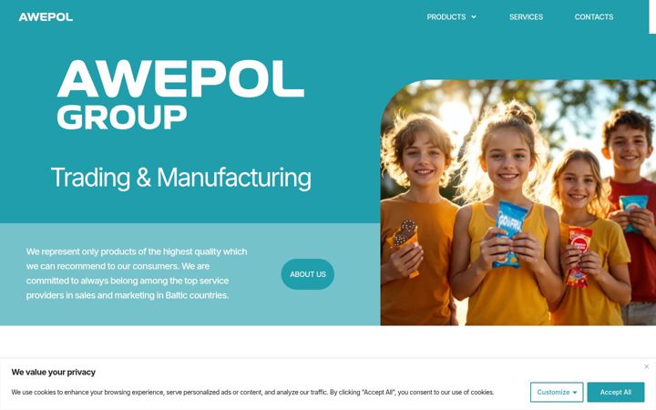 Screenshot of awepol.com