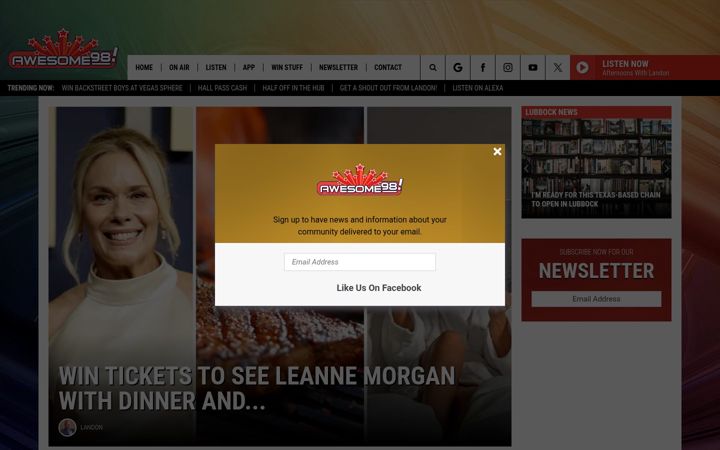 Screenshot of awesome98.com