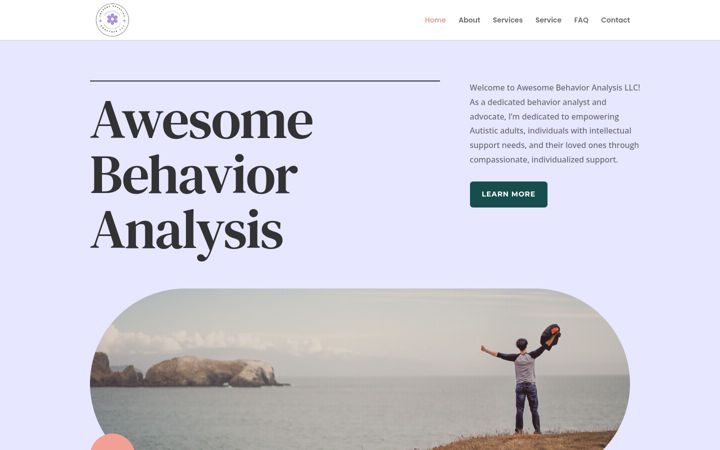 Screenshot of awesomebehavioranalysis.com