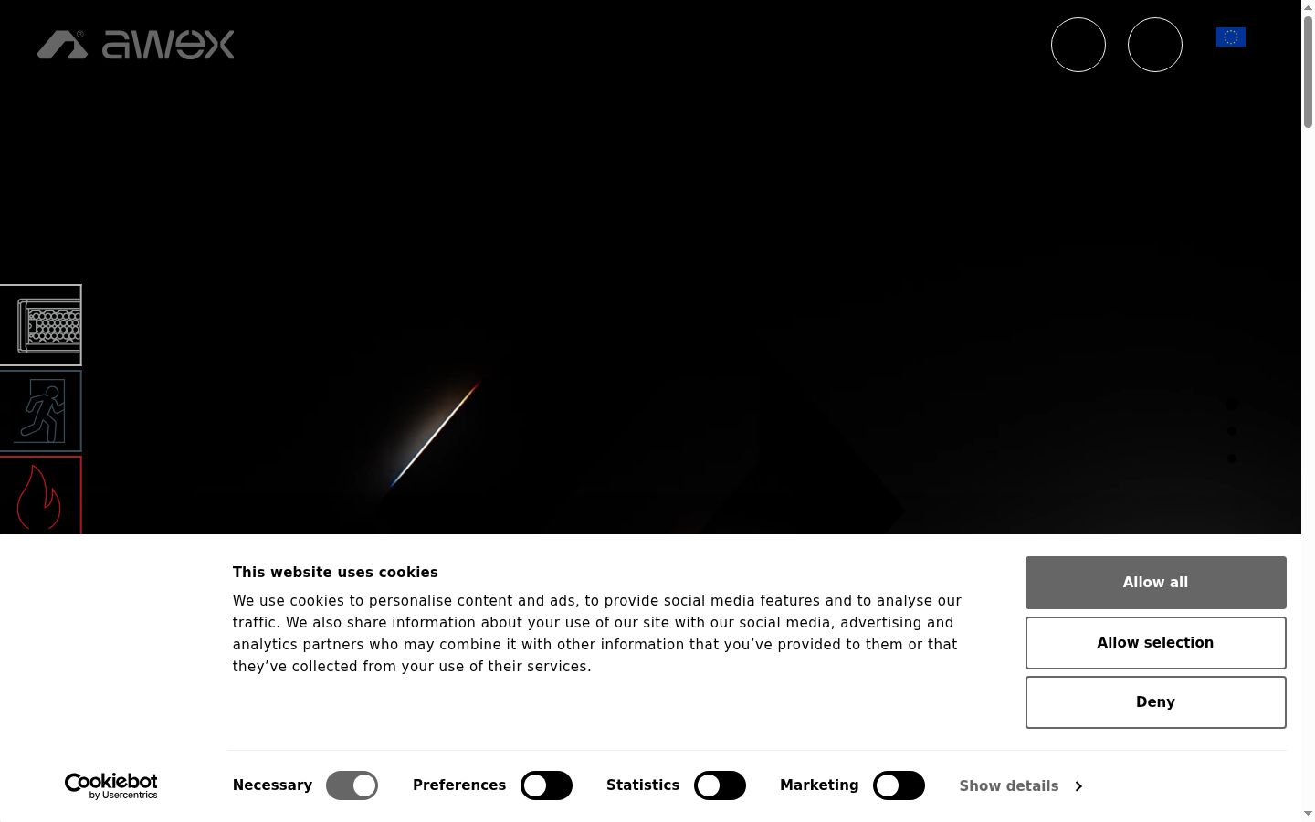 Screenshot tal-banner tal-kunsens muri qabel kwalunkwe interazzjoni