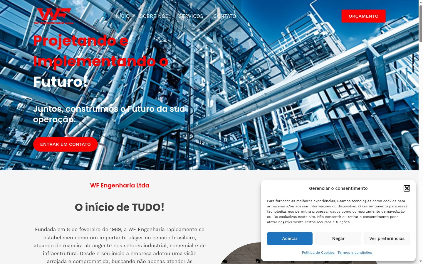 Screenshot tal-banner tal-kunsens muri qabel kwalunkwe interazzjoni