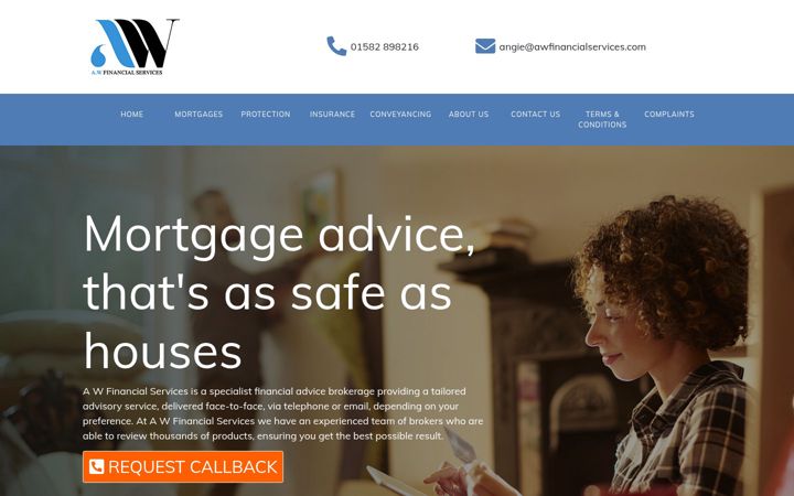 Screenshot of awfinancialservices.com
