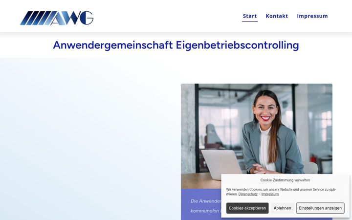 Screenshot of awg-eigenbetriebscontrolling.de
