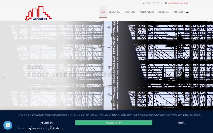 Screenshot του awg-geruestbau-gmbh.de
