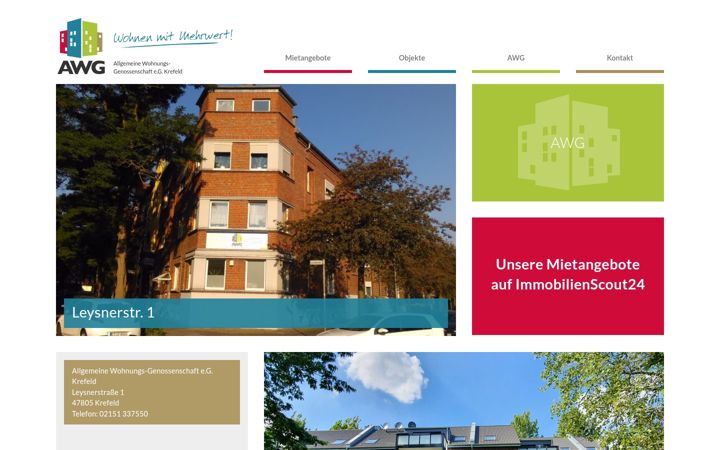 Screenshot του awg-krefeld.de