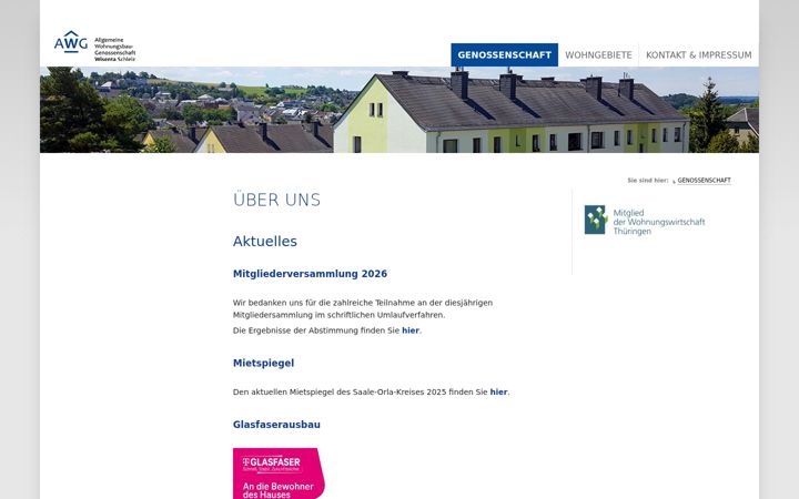 Screenshot of awg-schleiz.de