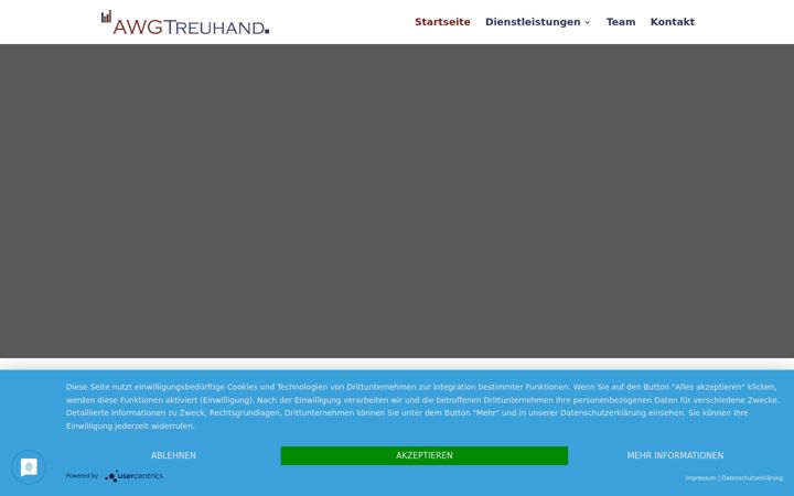 Screenshot of awg-treuhand.de