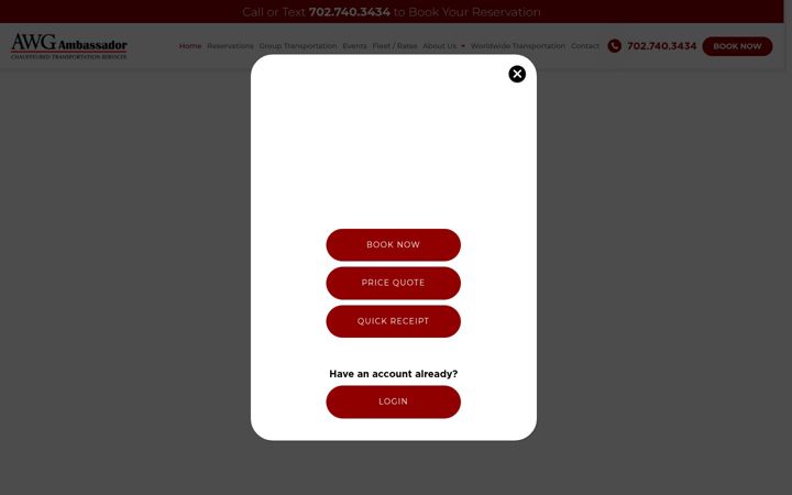 Screenshot of awgambassador.com