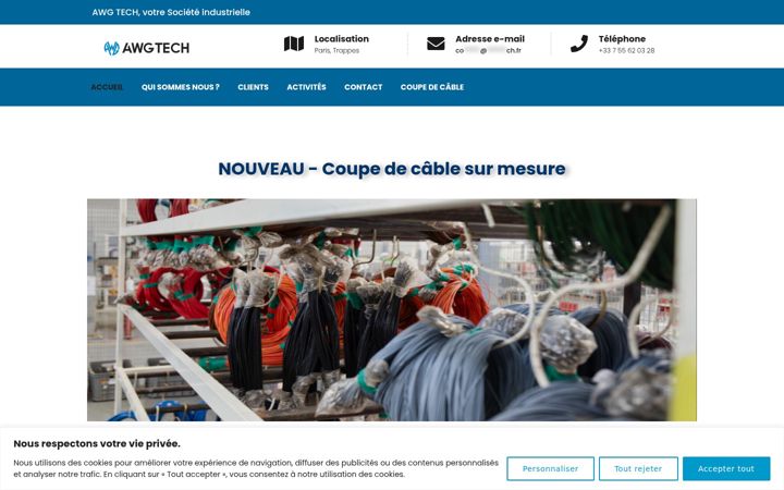 Screenshot ta' awgtech.fr