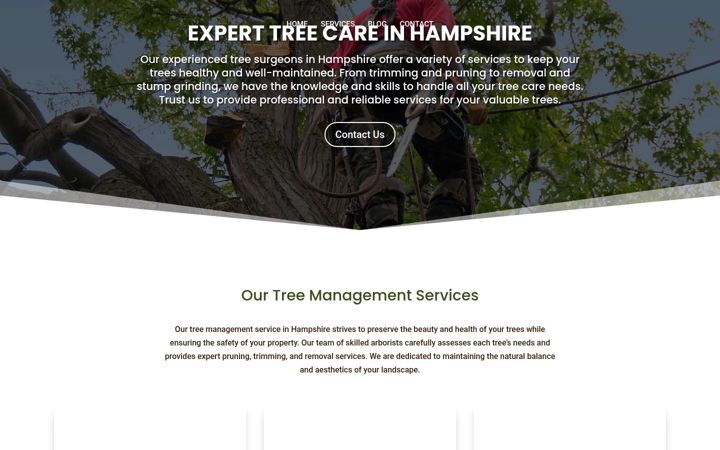 Screenshot of awgtreesurgeons.com