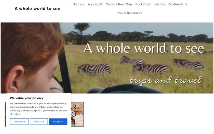 Screenshot of awholeworldtosee.com