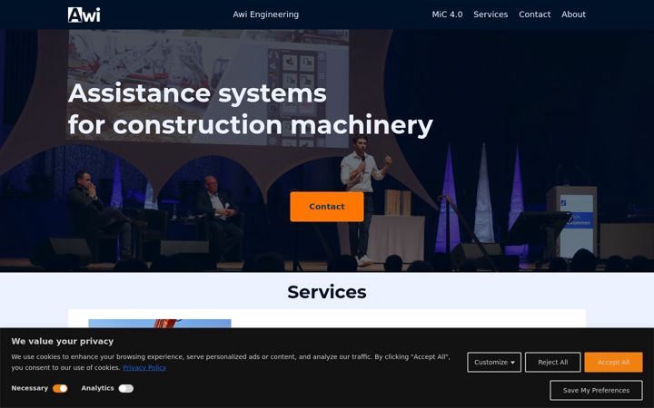 Screenshot του awi-engineering.de