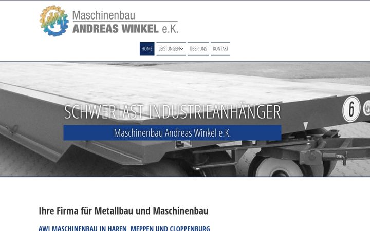 Screenshot of awi-maschinenbau.de