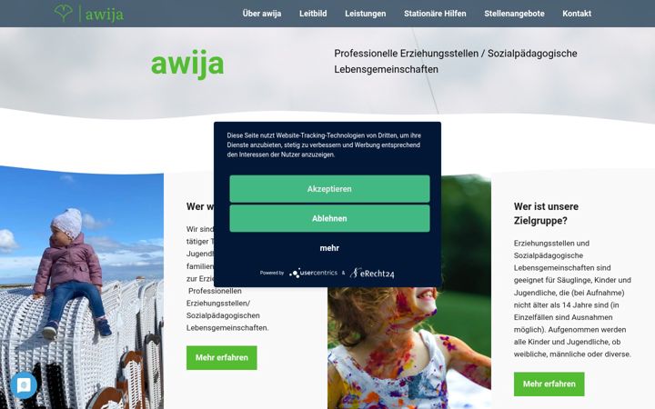 Screenshot of awija.de
