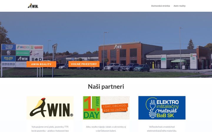 Screenshot di awin.sk