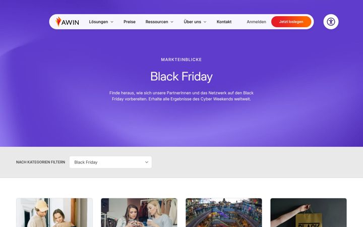 Screenshot of awinblackfriday.com