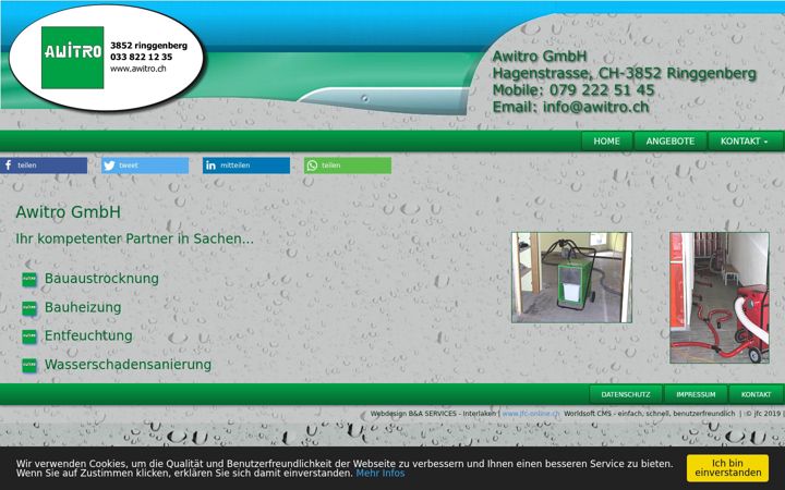 Screenshot of awitro.ch