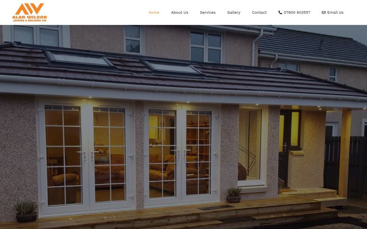 Zrzut ekranu awjoinersandbuilders.co.uk