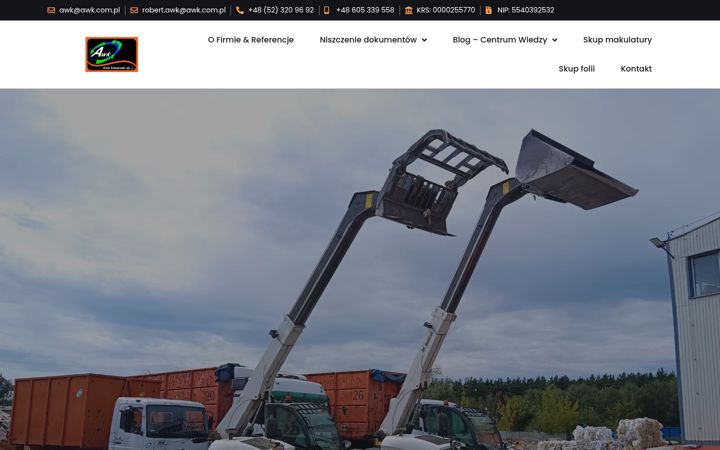 Screenshot of awk.com.pl