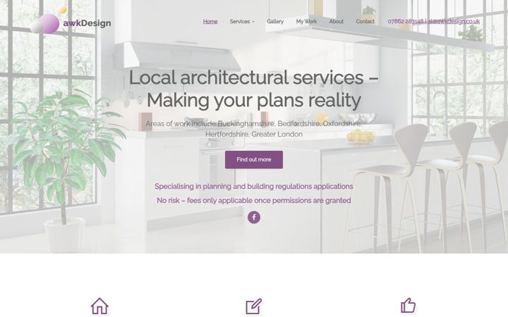 Screenshot of awkdesign.co.uk