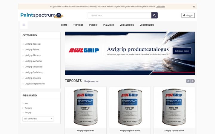 Screenshot of awlgrip.nl