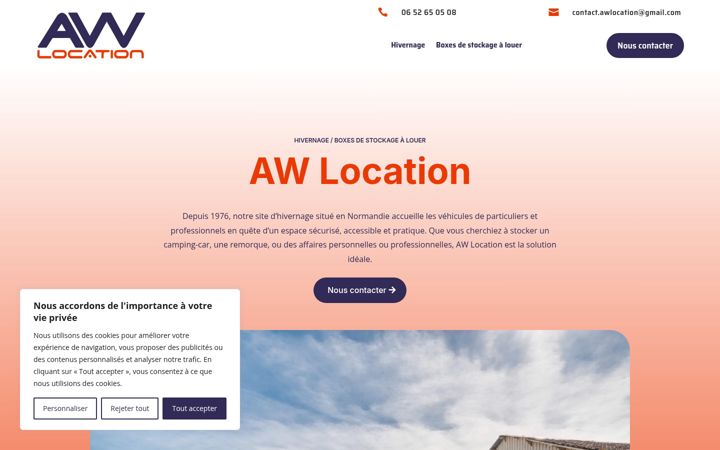 Screenshot of awlocation.fr