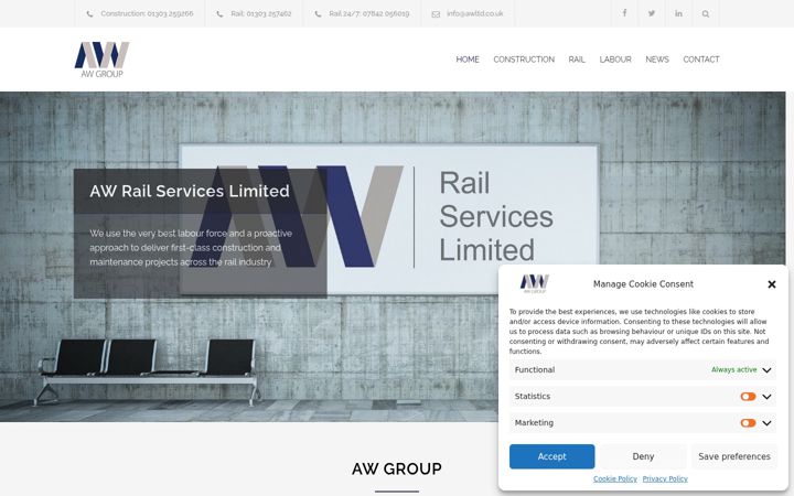 Screenshot of awltd.co.uk