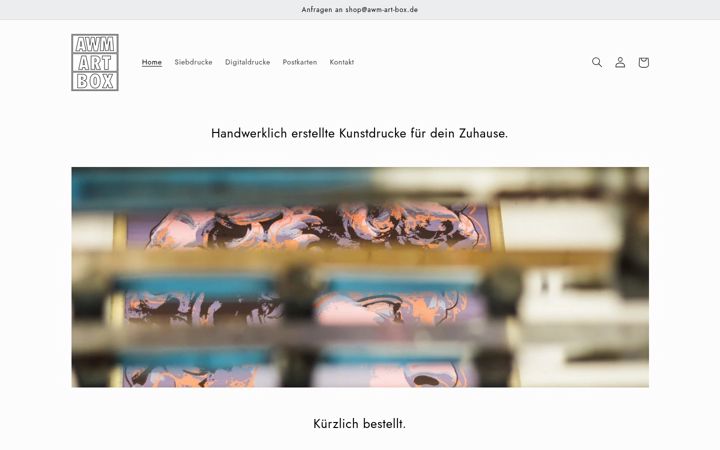 Screenshot of awm-art-box.de