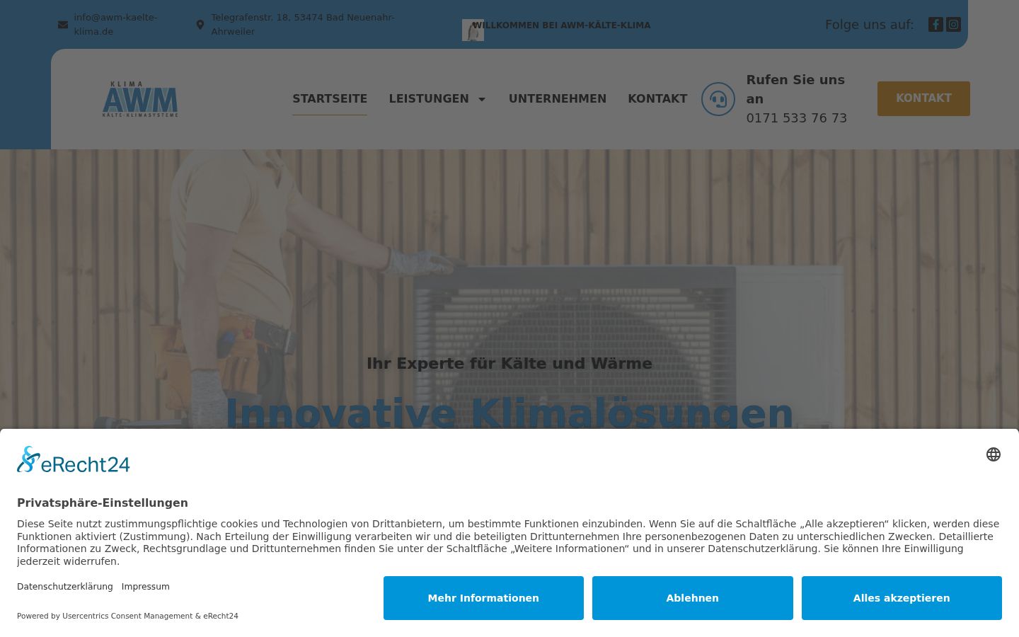Ekrānuzņēmums ar piekrišanas baneri, kas tika rādīts pirms jebkādas mijiedarbības