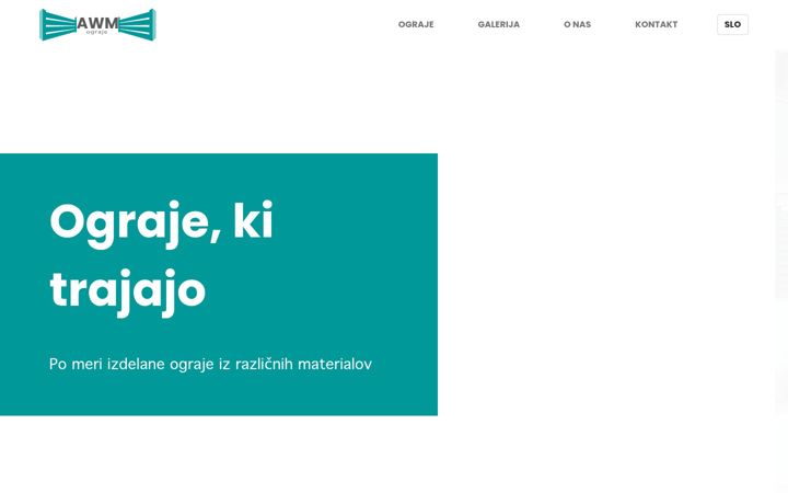 Screenshot of awm-ograje.si