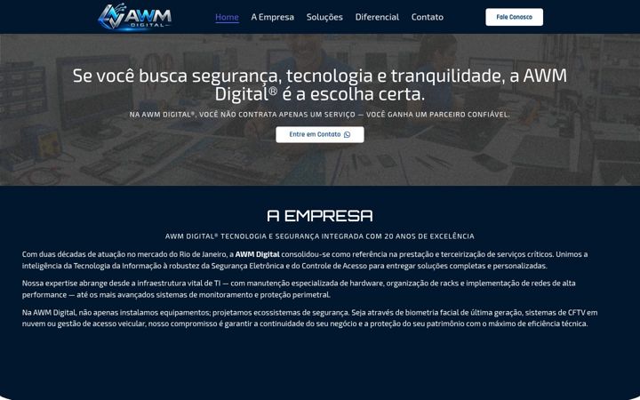 Screenshot of awmdigital.com.br