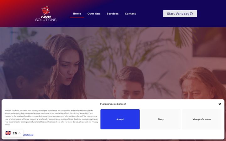 Screenshot of awn-solutions.com