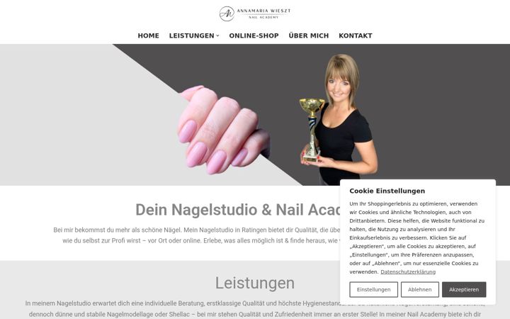 Screenshot of awnails.de