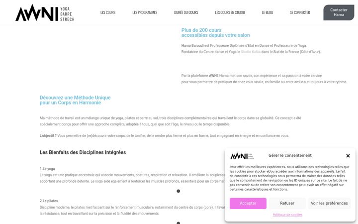 Screenshot of awni.fr