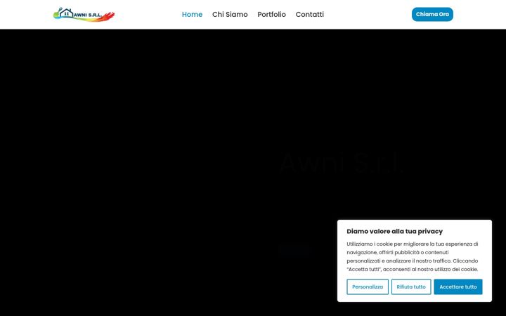 Screenshot of awnisrl.it